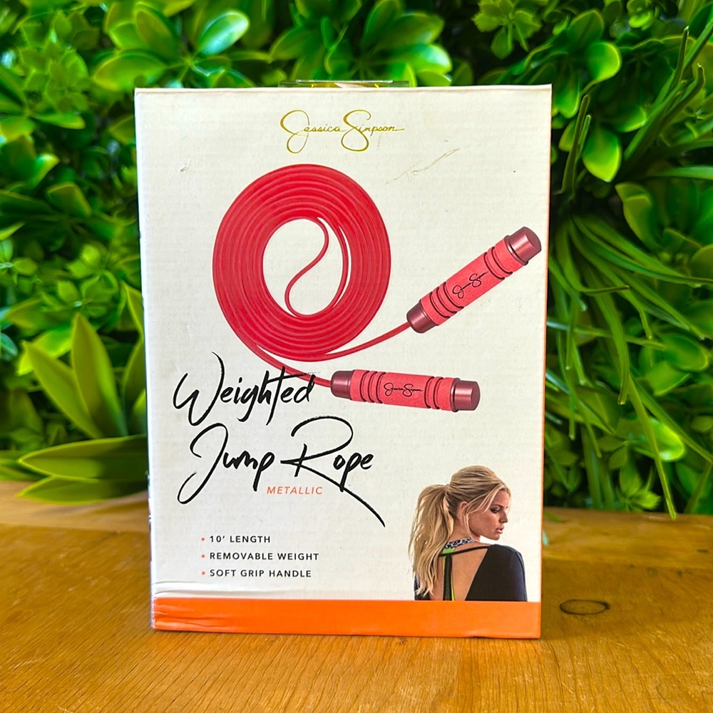 Jessica Simpson weighted jump rope